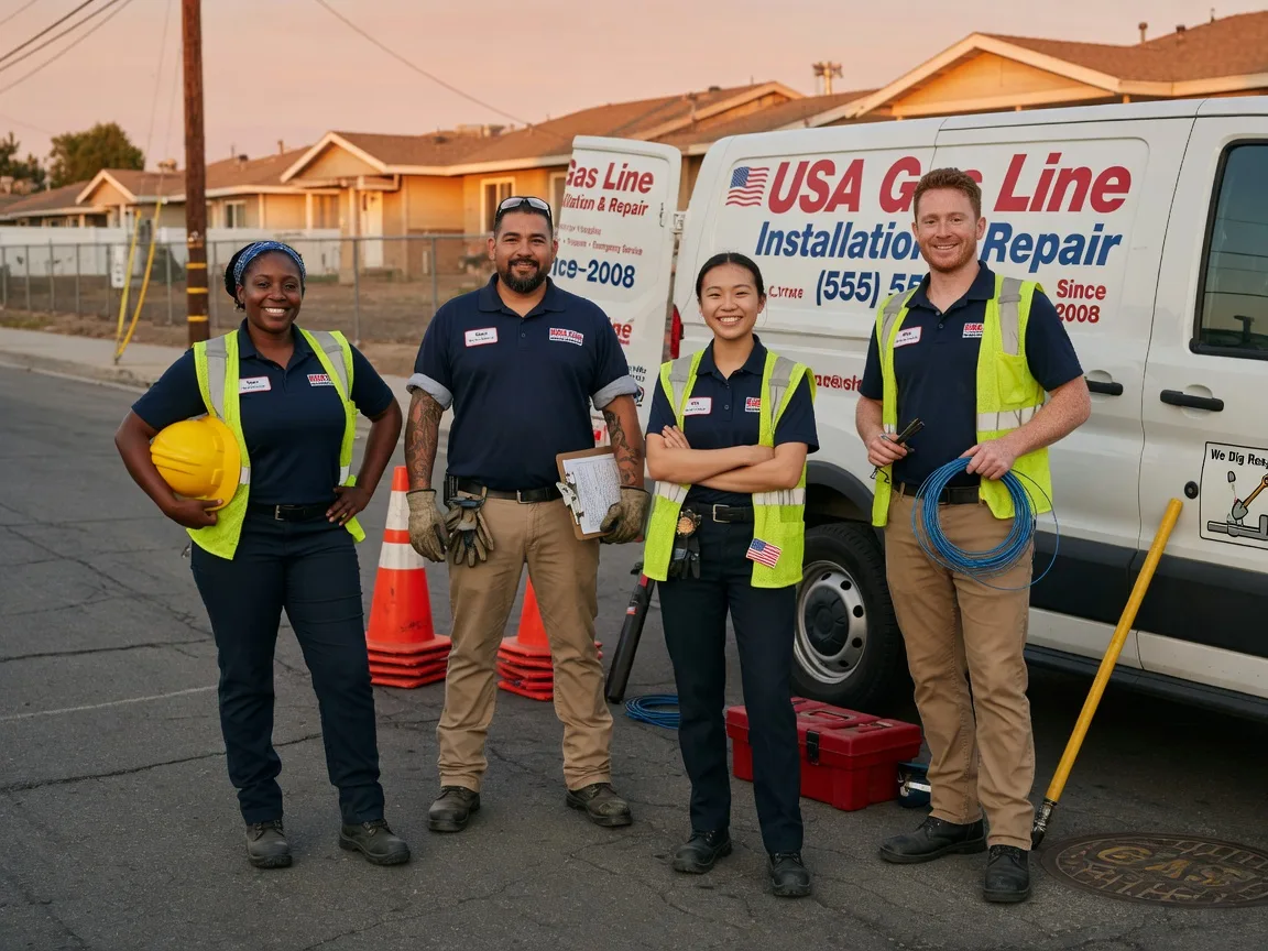 Gas Line Installation company in Opp, AL